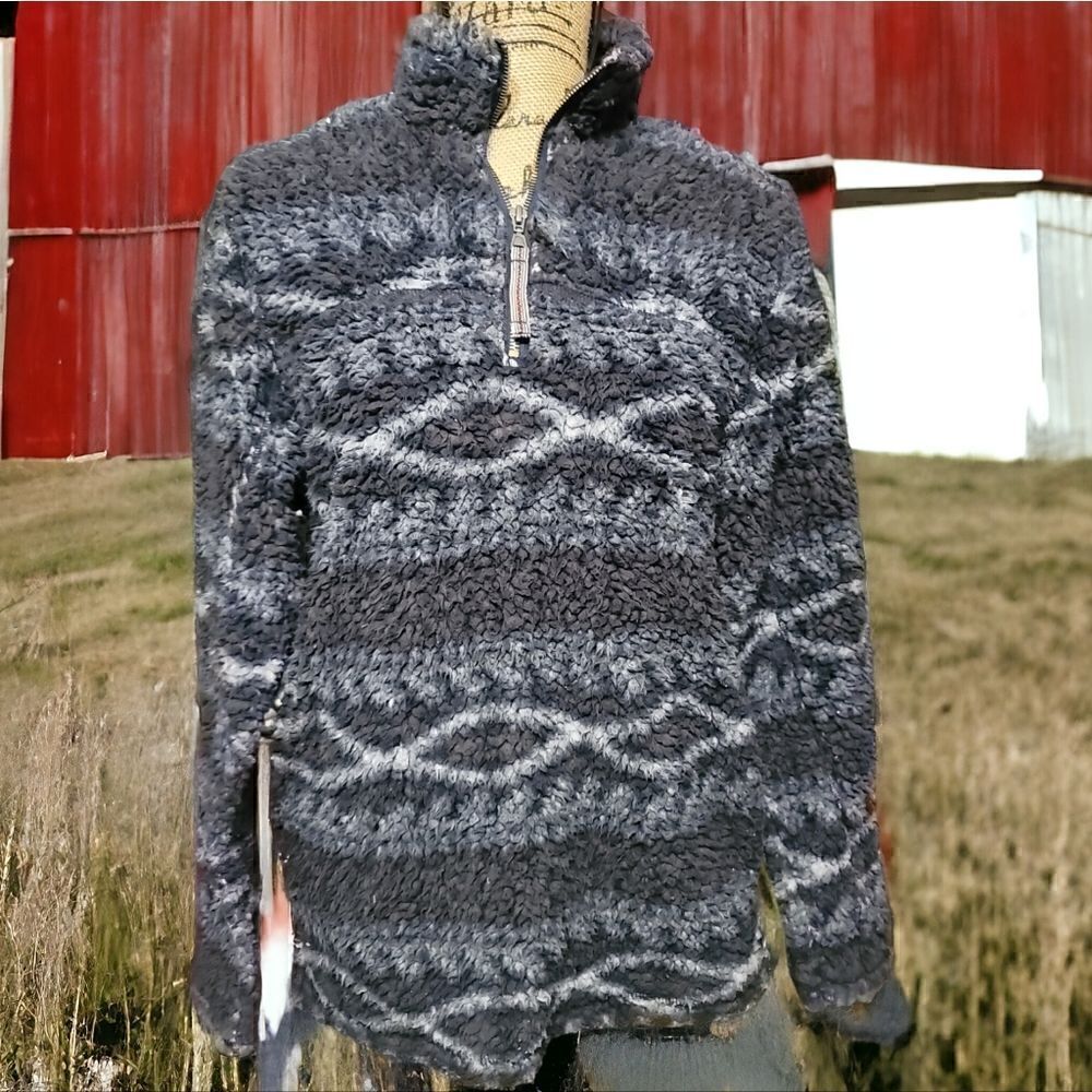 Alpine Sherpa Half Zip Pullover Size Small